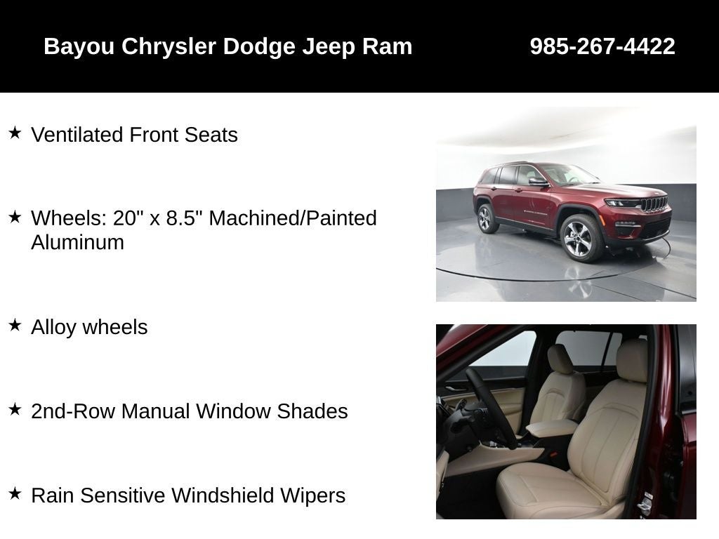 2025 Jeep Grand Cherokee GRAND CHEROKEE LIMITED 4X4