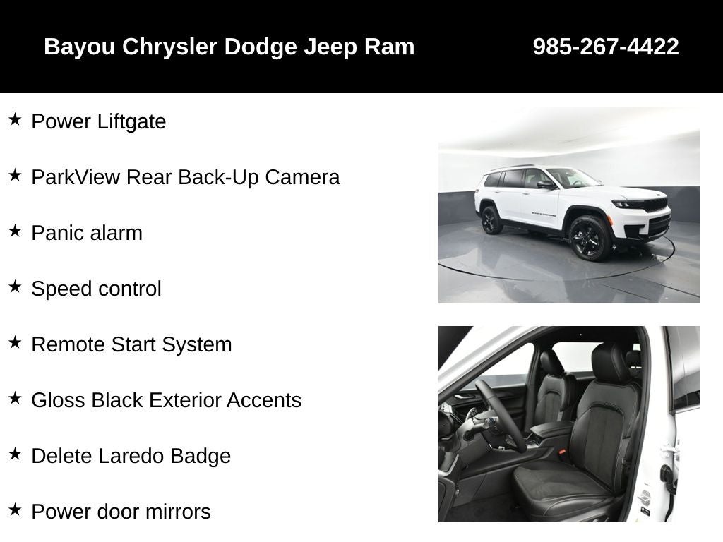 2025 Jeep Grand Cherokee GRAND CHEROKEE L ALTITUDE 4X2