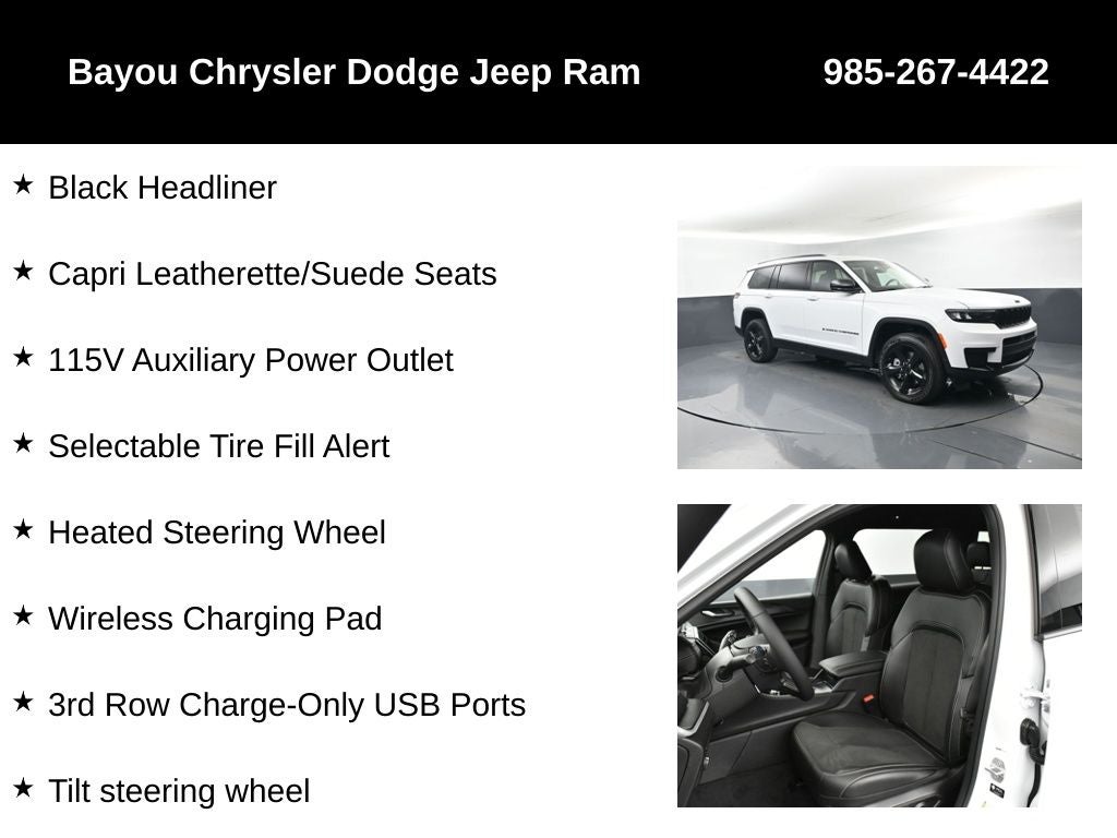 2025 Jeep Grand Cherokee GRAND CHEROKEE L ALTITUDE 4X2