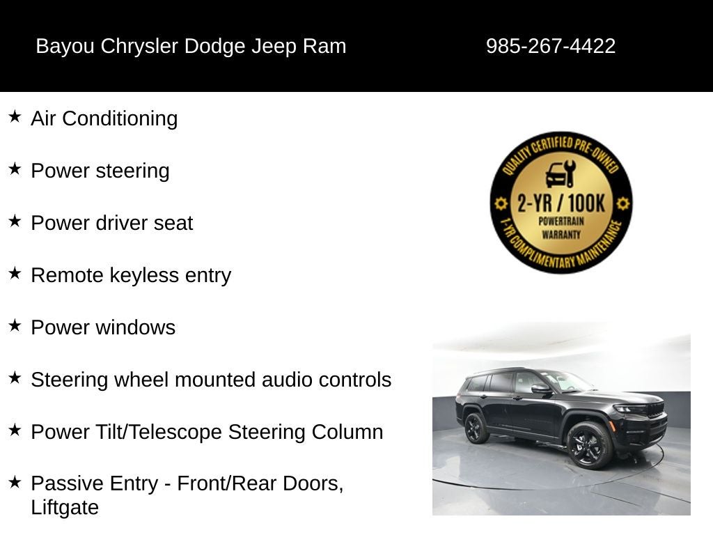 2025 Jeep Grand Cherokee L Limited 4x2