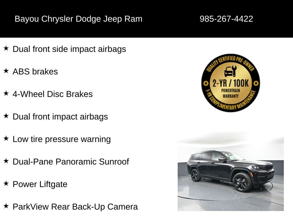 2025 Jeep Grand Cherokee L Limited 4x2