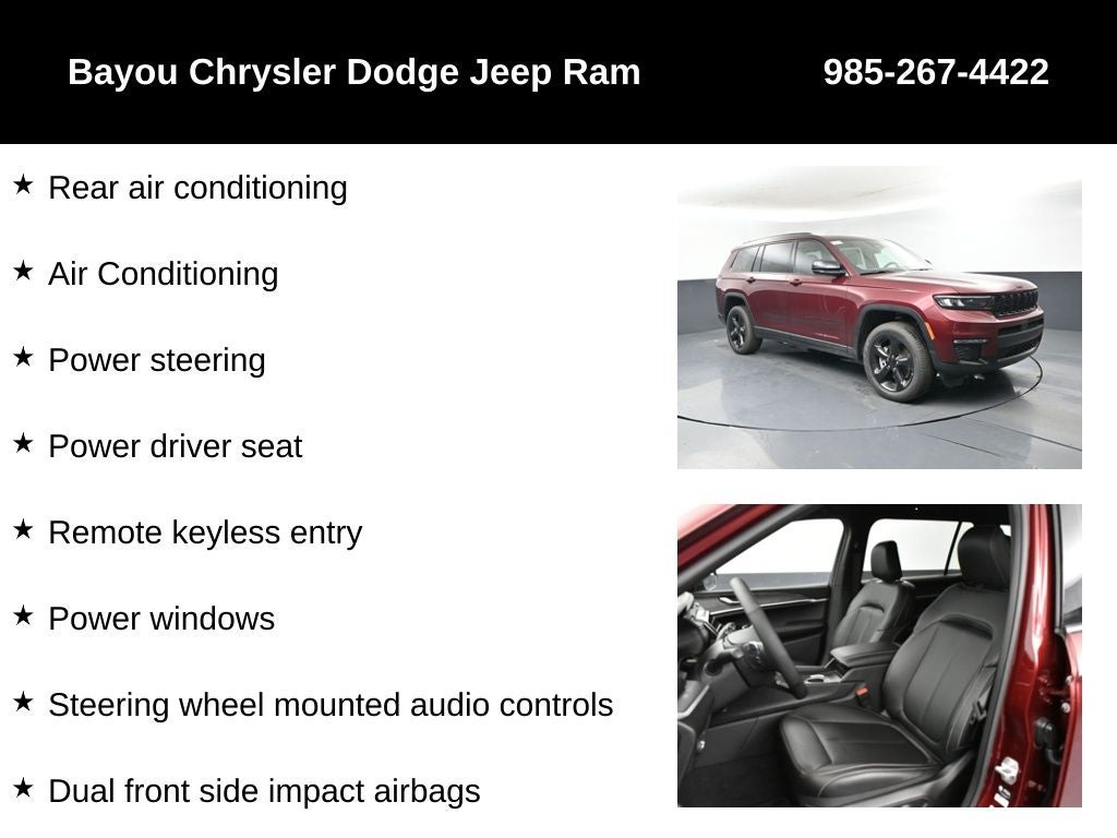 2025 Jeep Grand Cherokee GRAND CHEROKEE L LIMITED 4X2