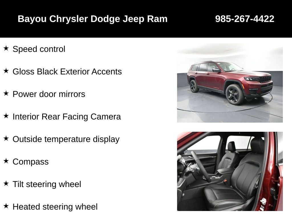 2025 Jeep Grand Cherokee GRAND CHEROKEE L LIMITED 4X2