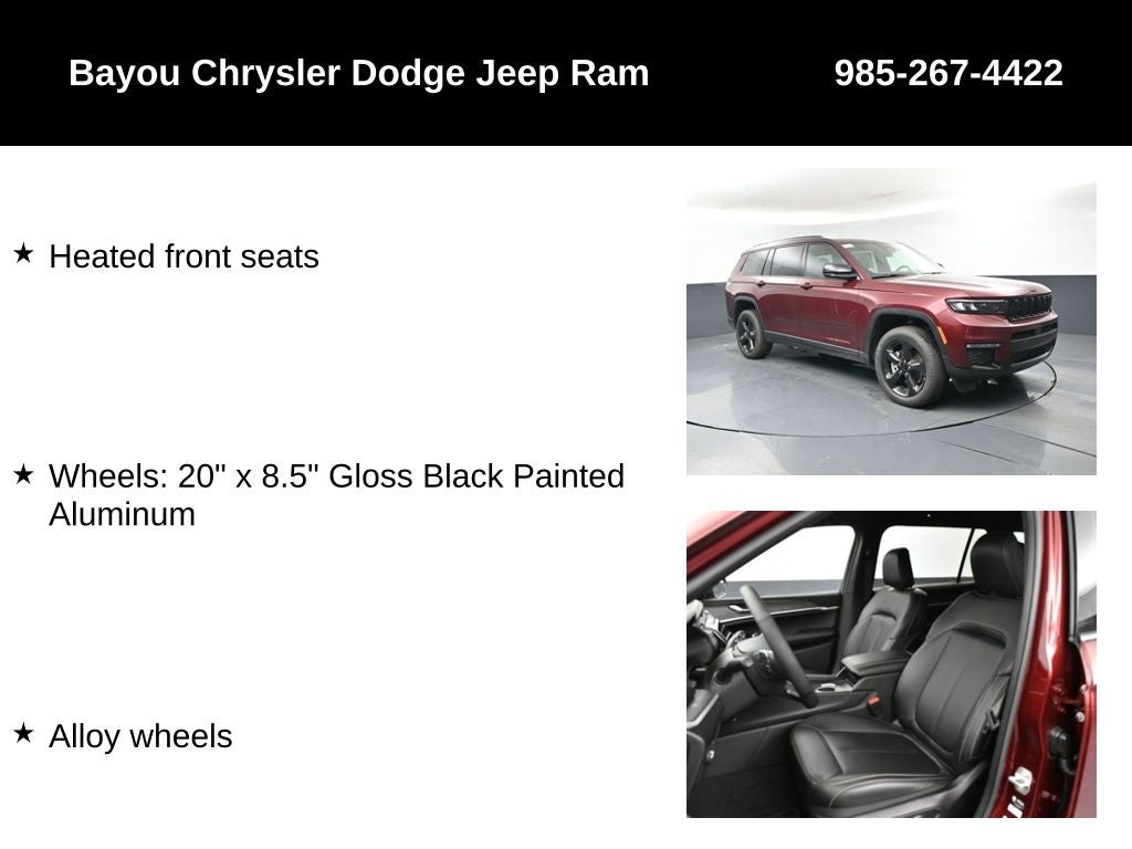 2025 Jeep Grand Cherokee GRAND CHEROKEE L LIMITED 4X2