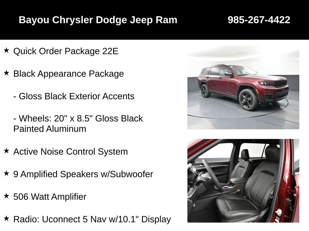 2025 Jeep Grand Cherokee GRAND CHEROKEE L LIMITED 4X2