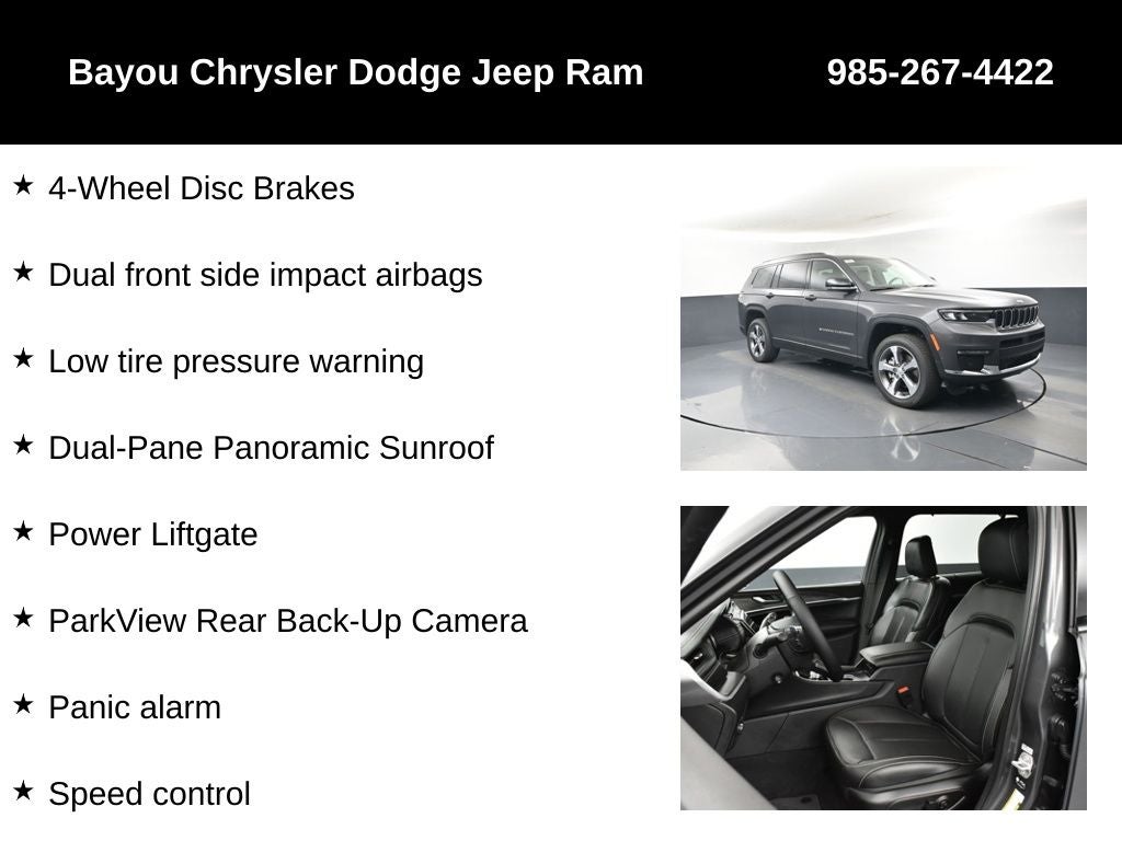 2025 Jeep Grand Cherokee GRAND CHEROKEE L LIMITED 4X2