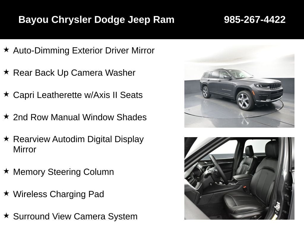 2025 Jeep Grand Cherokee GRAND CHEROKEE L LIMITED 4X2