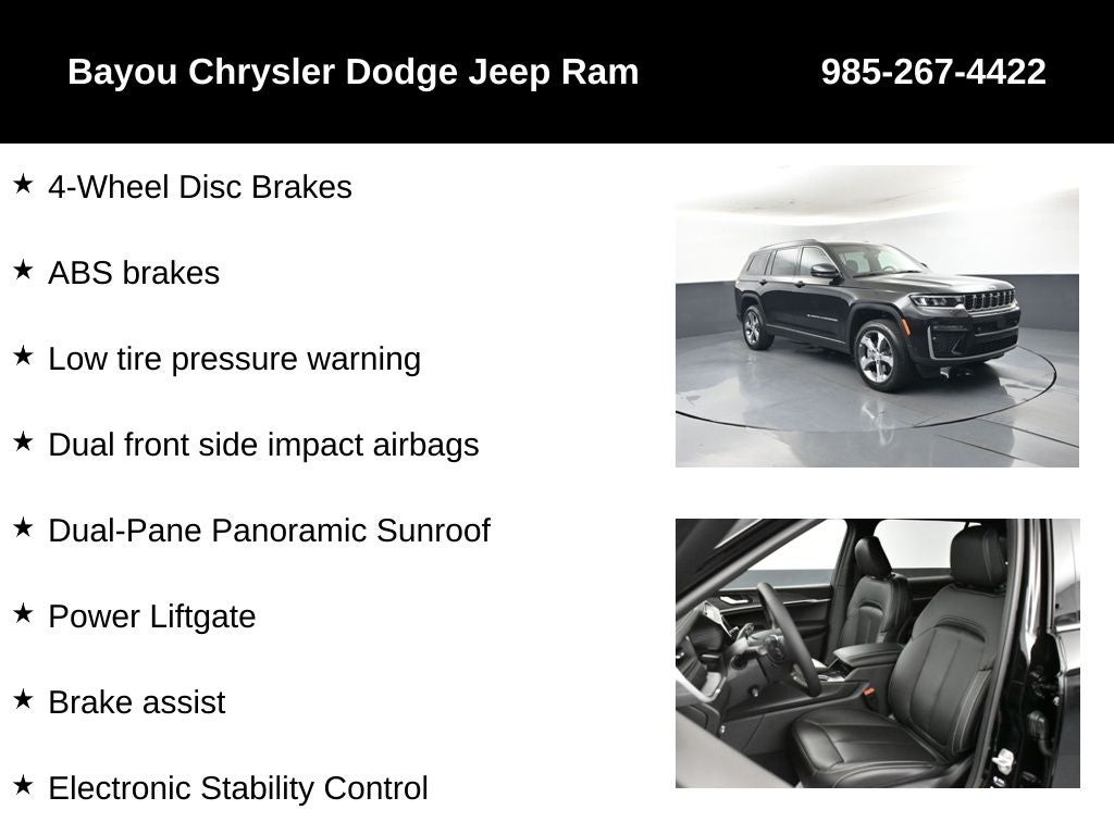 2026 Jeep Grand Cherokee GRAND CHEROKEE L LIMITED 4X2
