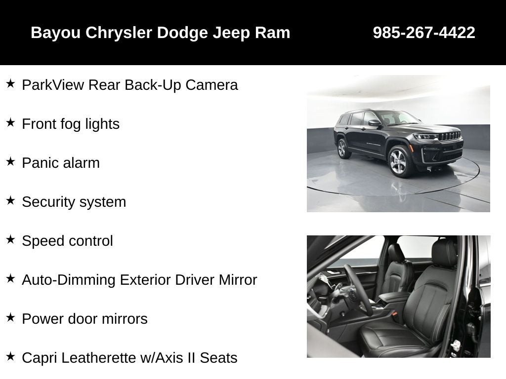 2026 Jeep Grand Cherokee GRAND CHEROKEE L LIMITED 4X2