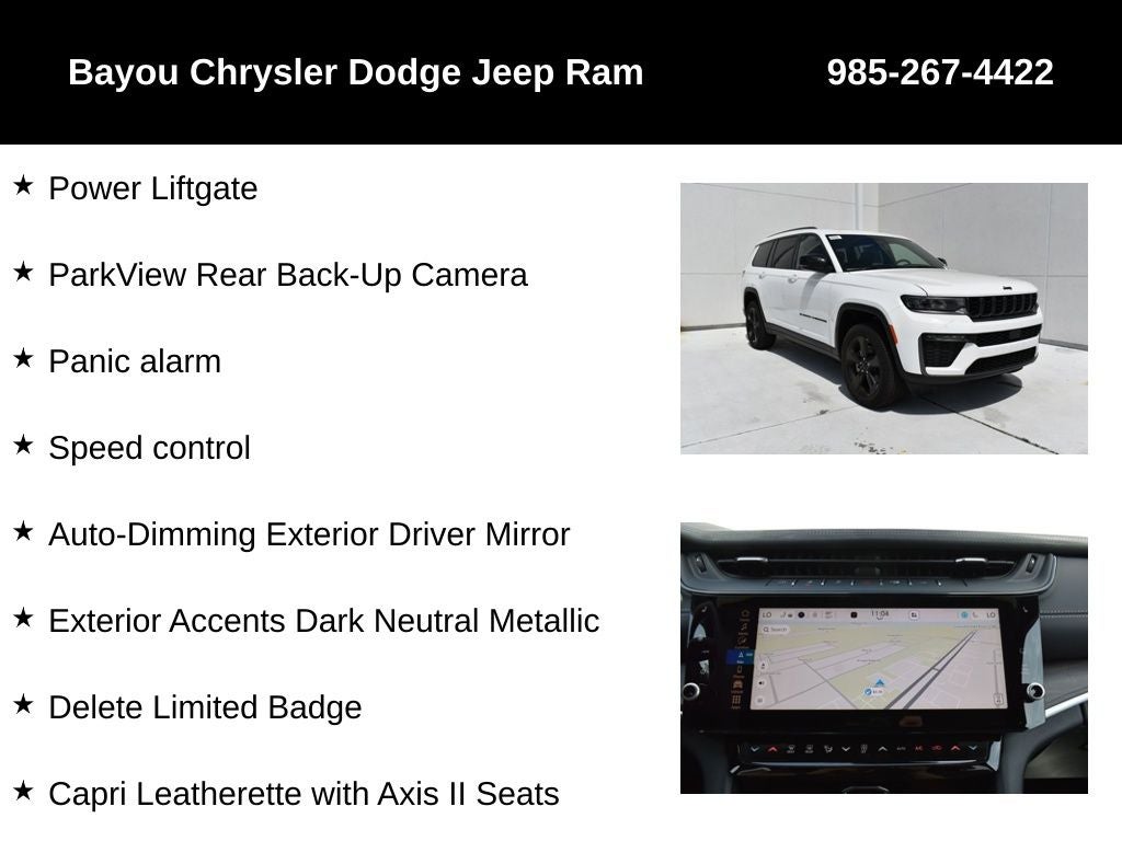 2026 Jeep Grand Cherokee GRAND CHEROKEE L LIMITED 4X2