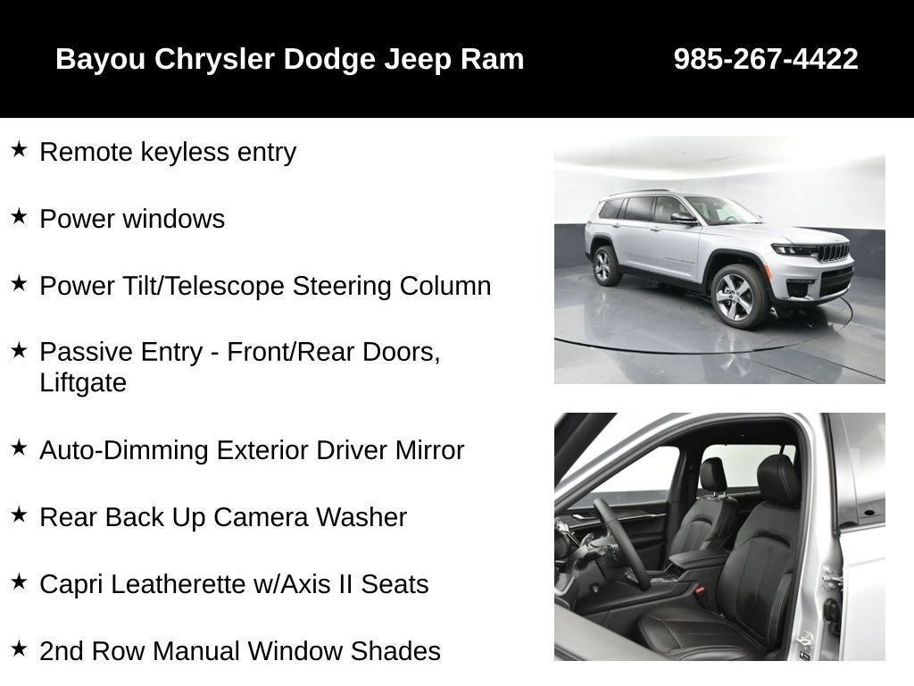 2025 Jeep Grand Cherokee GRAND CHEROKEE L LIMITED 4X4