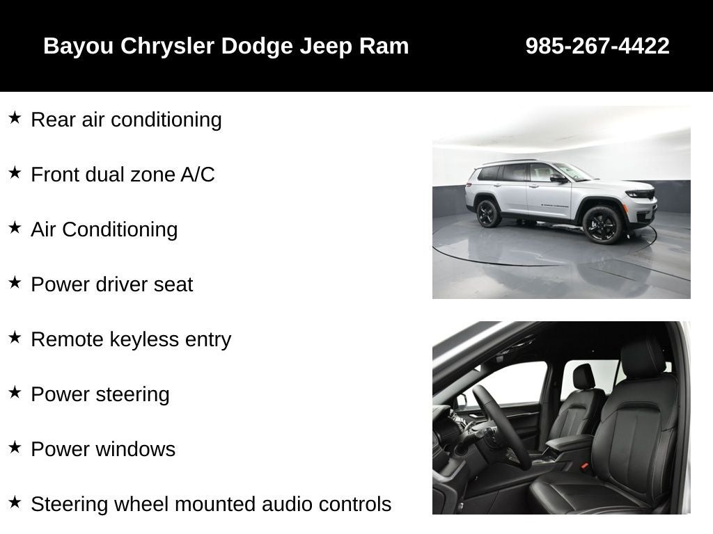 2025 Jeep Grand Cherokee GRAND CHEROKEE L LIMITED 4X4