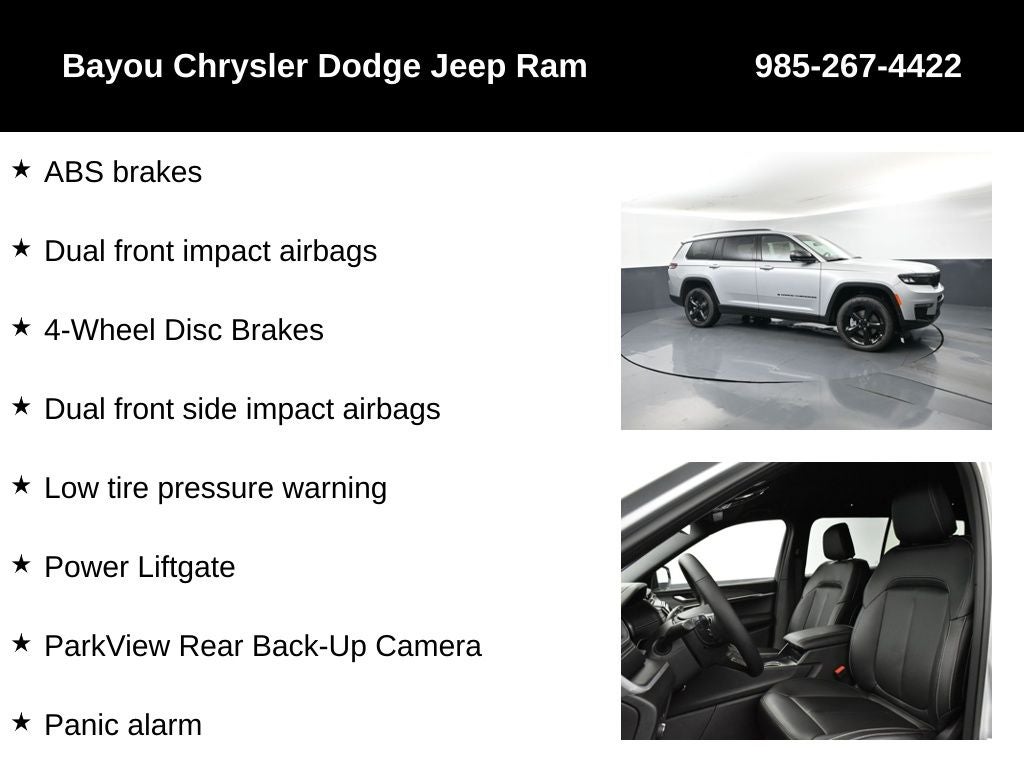 2025 Jeep Grand Cherokee GRAND CHEROKEE L LIMITED 4X4