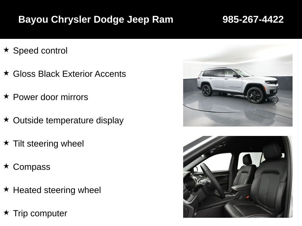 2025 Jeep Grand Cherokee GRAND CHEROKEE L LIMITED 4X4