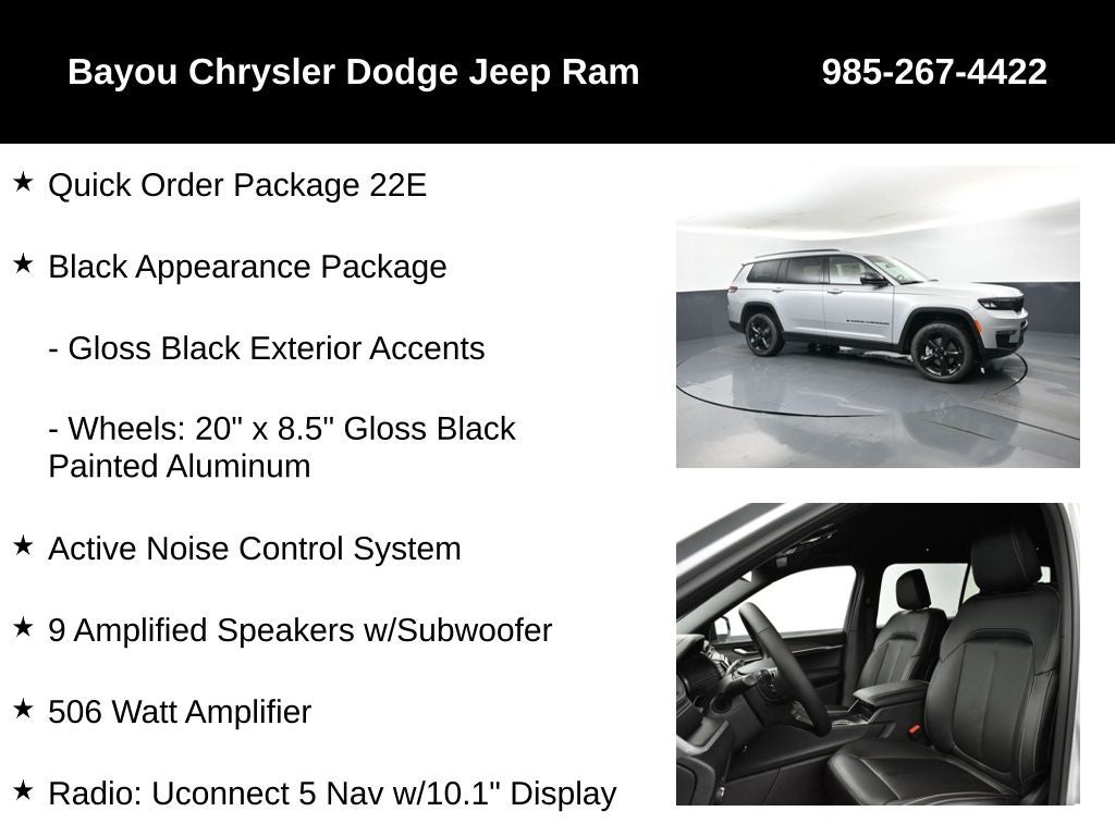 2025 Jeep Grand Cherokee GRAND CHEROKEE L LIMITED 4X4