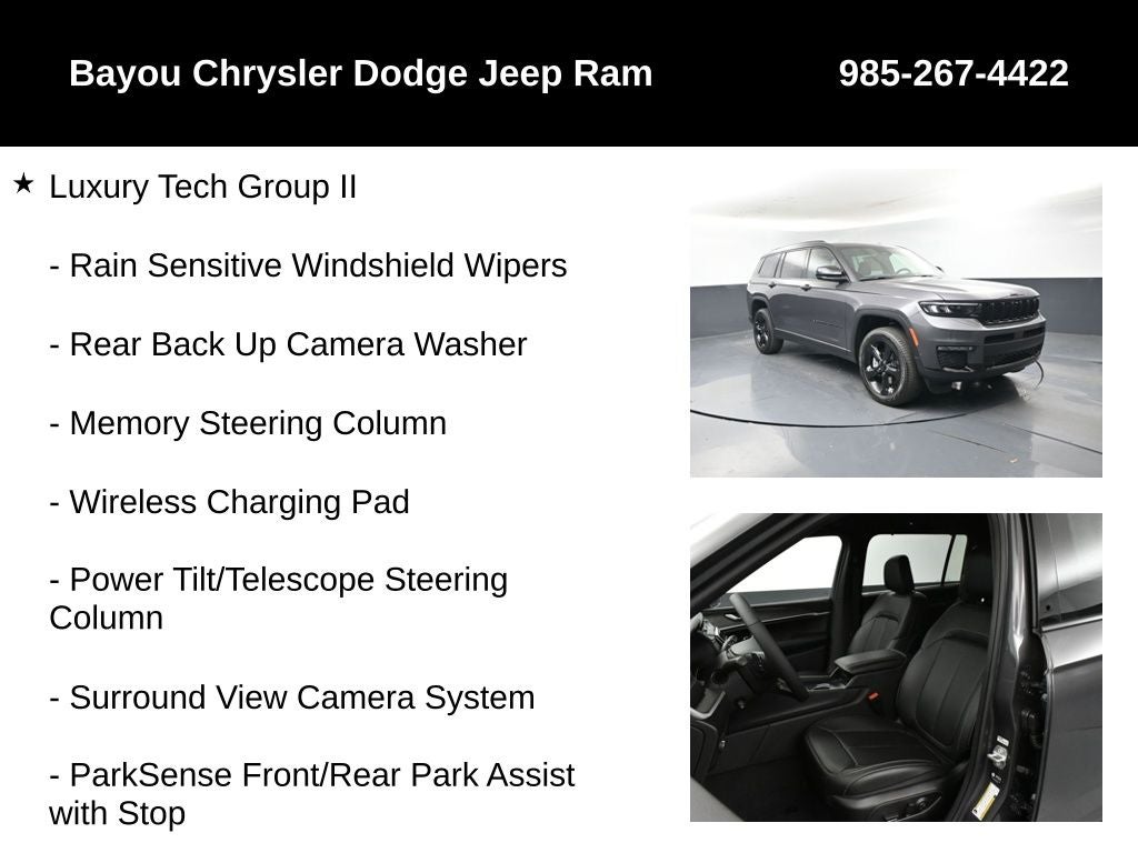 2025 Jeep Grand Cherokee GRAND CHEROKEE L LIMITED 4X4