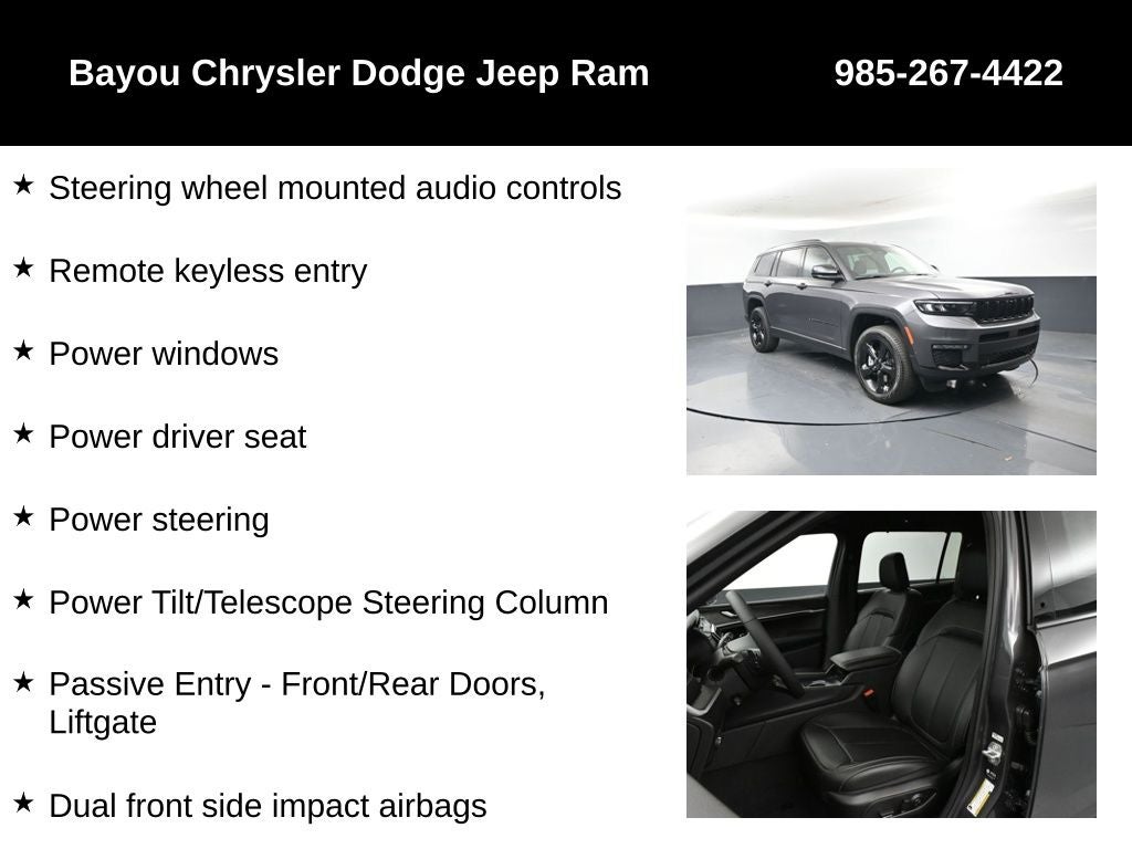 2025 Jeep Grand Cherokee GRAND CHEROKEE L LIMITED 4X4