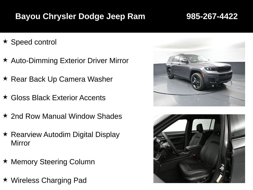 2025 Jeep Grand Cherokee GRAND CHEROKEE L LIMITED 4X4