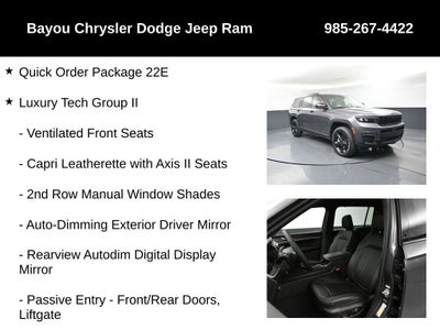 2025 Jeep Grand Cherokee GRAND CHEROKEE L LIMITED 4X4