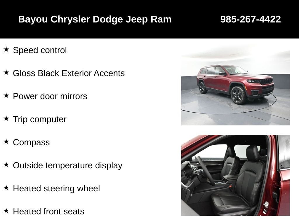 2025 Jeep Grand Cherokee GRAND CHEROKEE L LIMITED 4X4