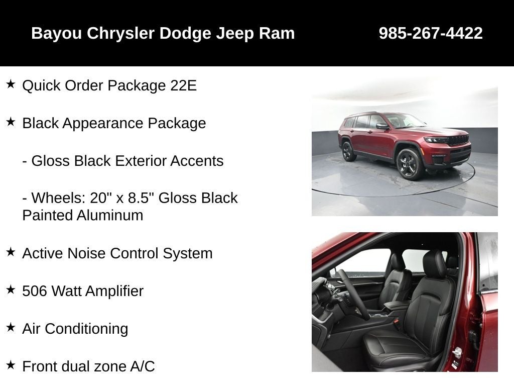 2025 Jeep Grand Cherokee GRAND CHEROKEE L LIMITED 4X4