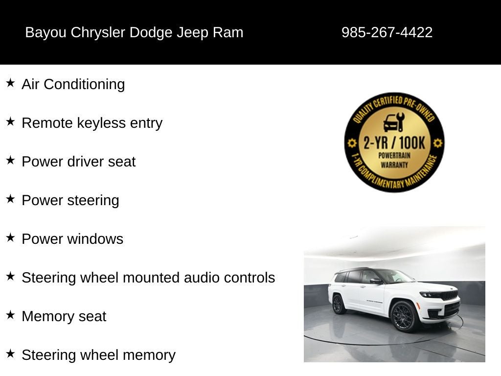 2025 Jeep Grand Cherokee L Summit