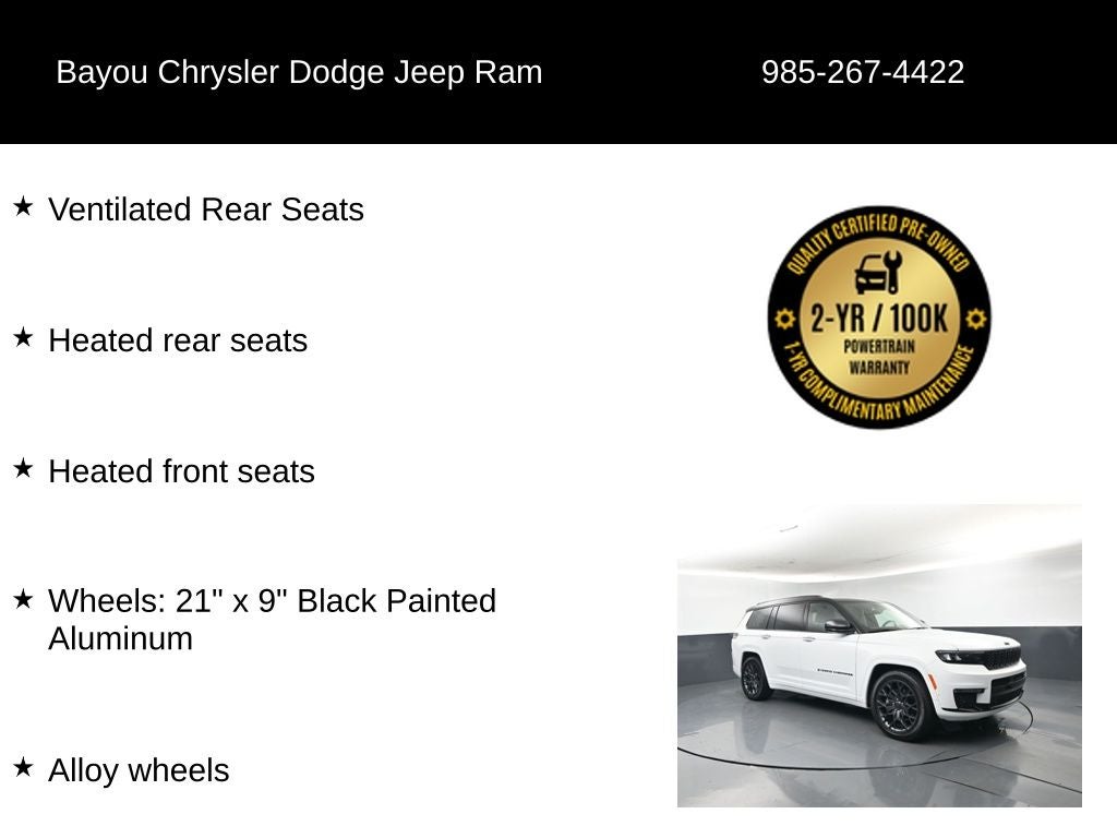 2025 Jeep Grand Cherokee L Summit