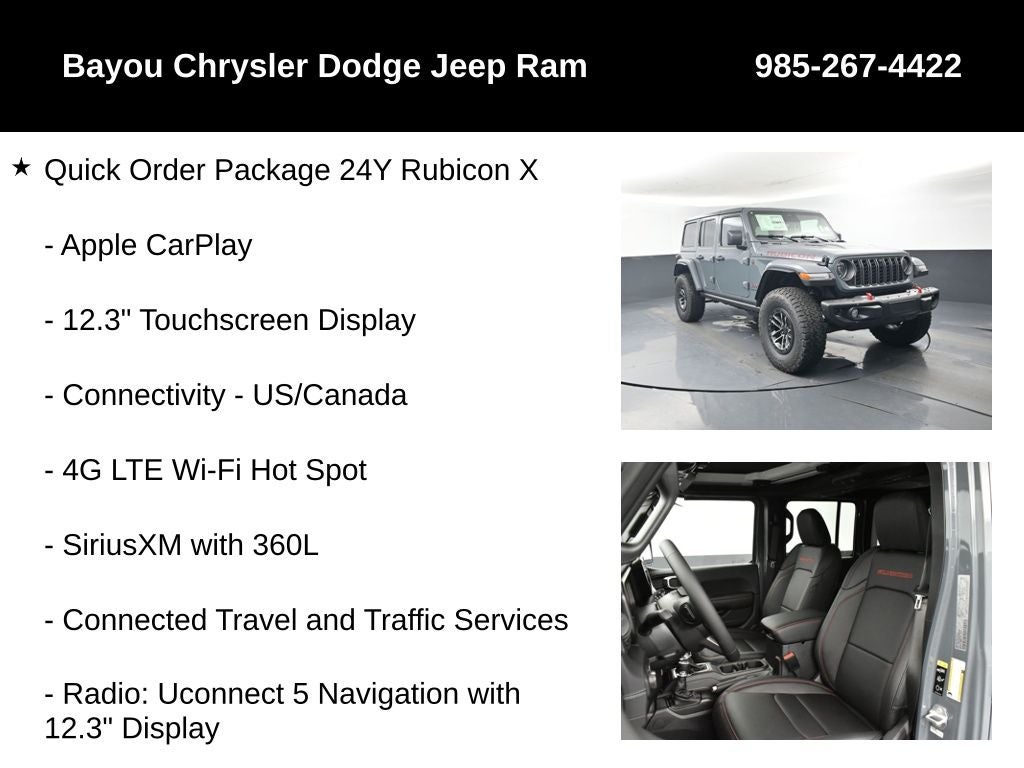 2026 Jeep Wrangler WRANGLER 4-DOOR RUBICON X