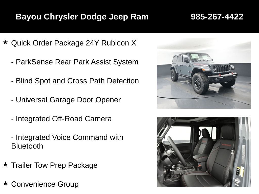 2026 Jeep Wrangler WRANGLER 4-DOOR RUBICON X