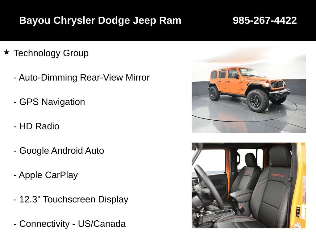 2025 Jeep Wrangler WRANGLER 4-DOOR RUBICON X