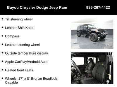 2025 Jeep Wrangler WRANGLER 4-DOOR RUBICON 392