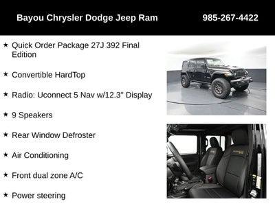 2025 Jeep Wrangler WRANGLER 4-DOOR RUBICON 392