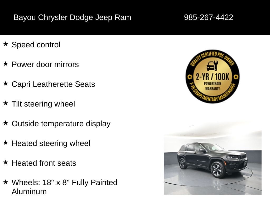 2024 Jeep Grand Cherokee 4xe 4xe