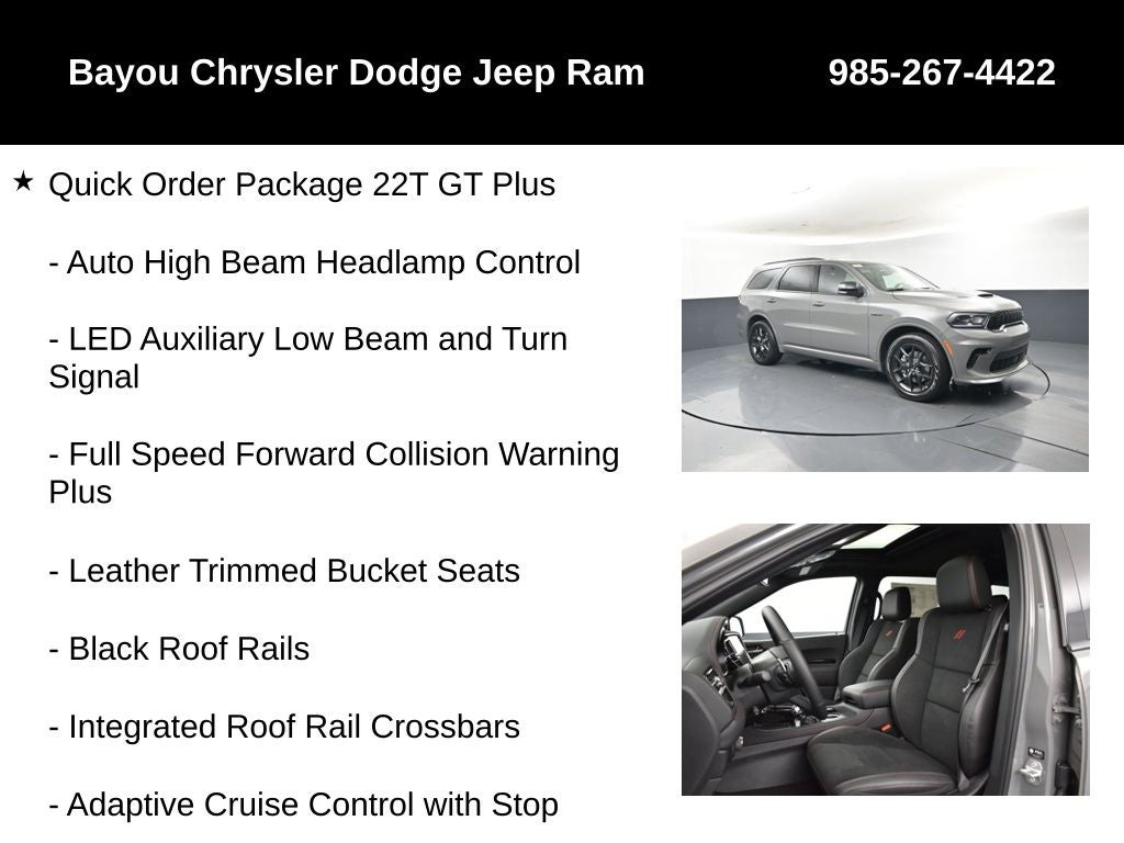 2026 Dodge Durango DURANGO GT PLUS AWD HEMI V8