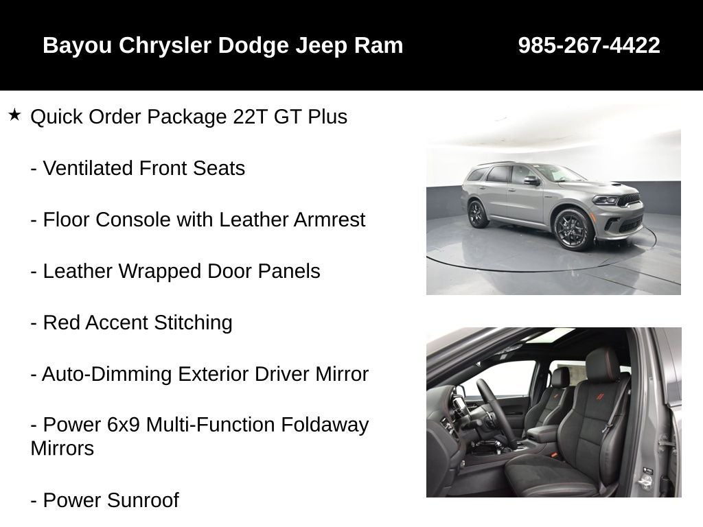 2026 Dodge Durango DURANGO GT PLUS AWD HEMI V8
