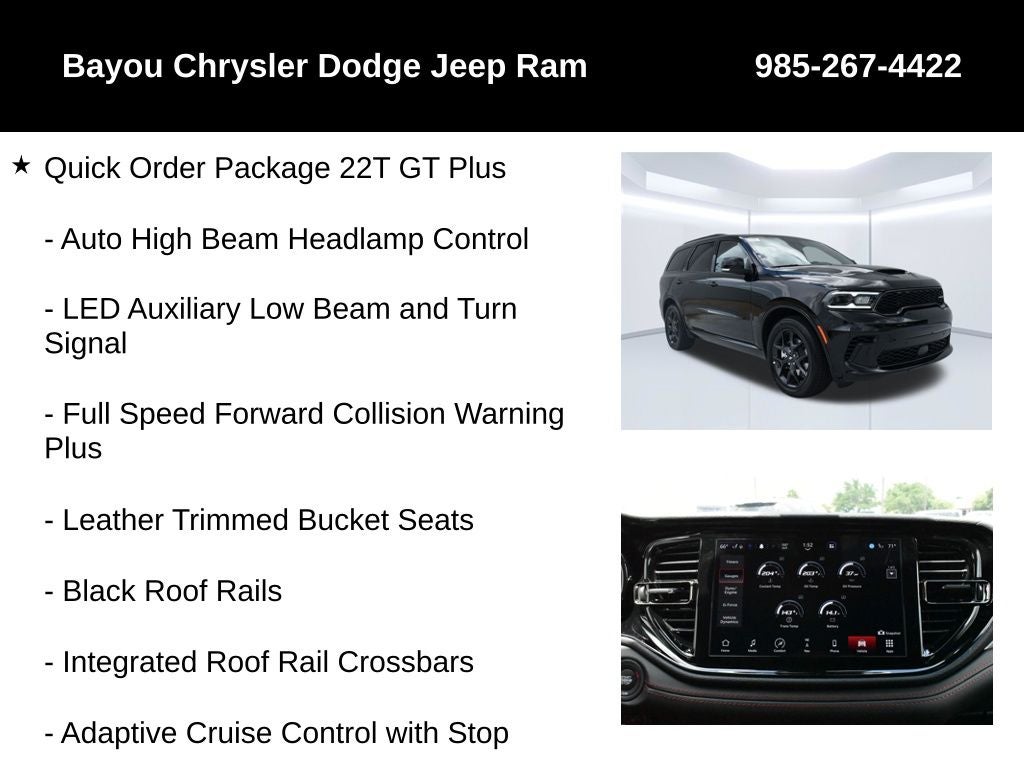 2026 Dodge Durango DURANGO GT PLUS AWD HEMI V8