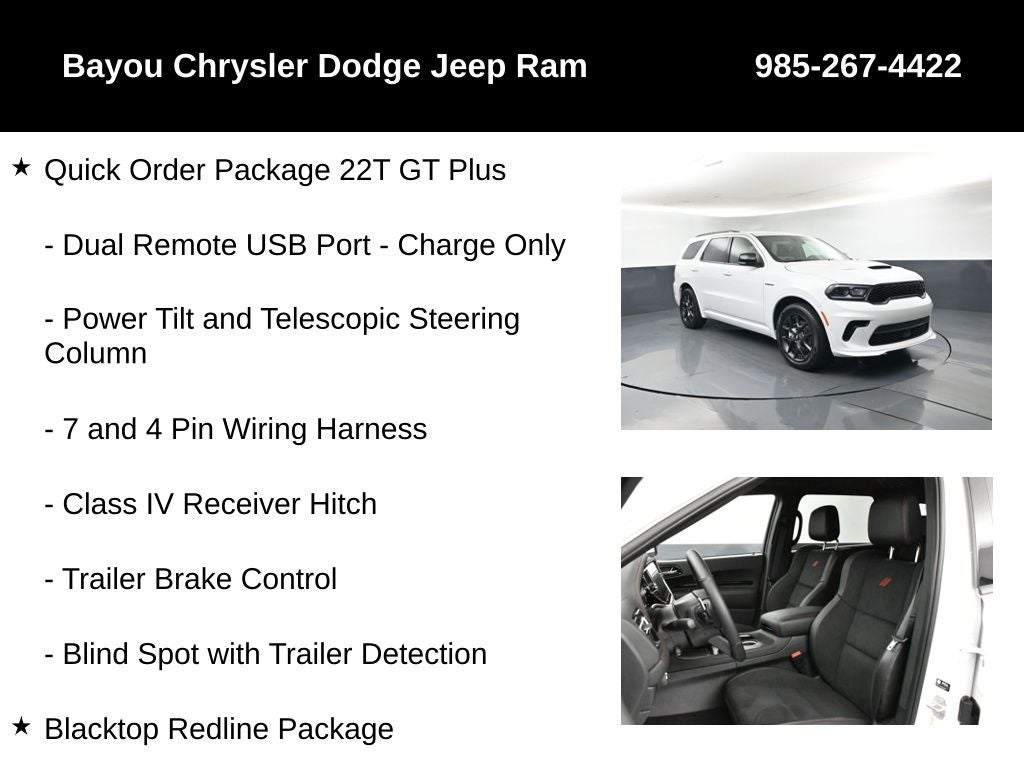 2026 Dodge Durango DURANGO GT PLUS AWD HEMI V8