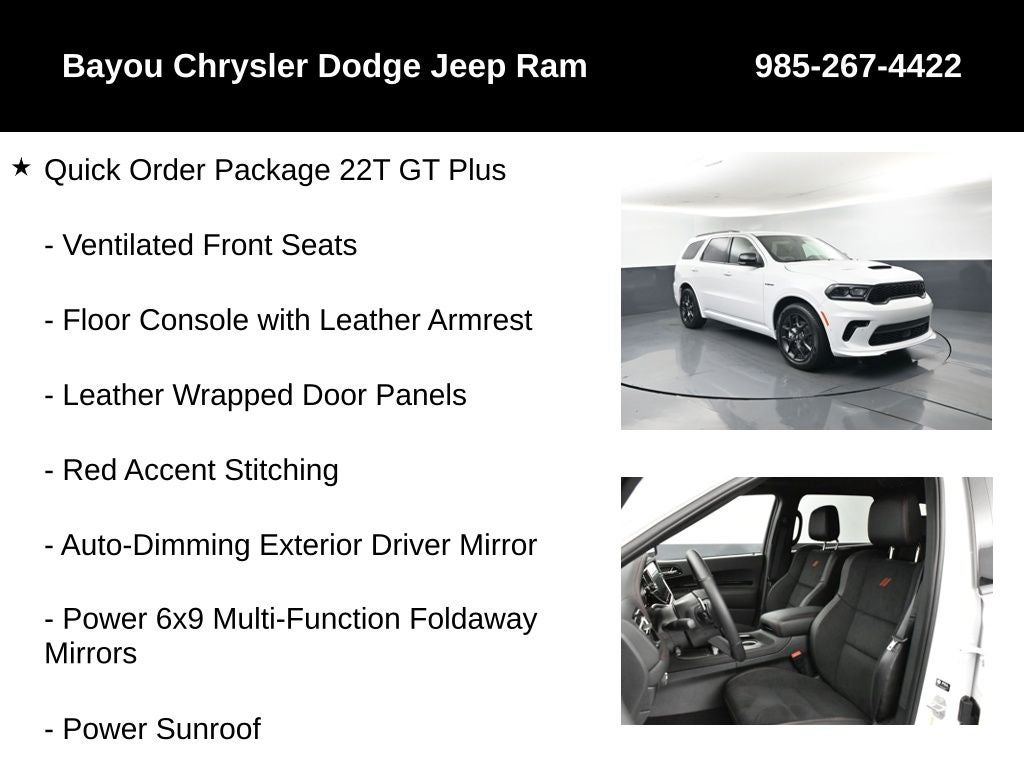 2026 Dodge Durango DURANGO GT PLUS AWD HEMI V8
