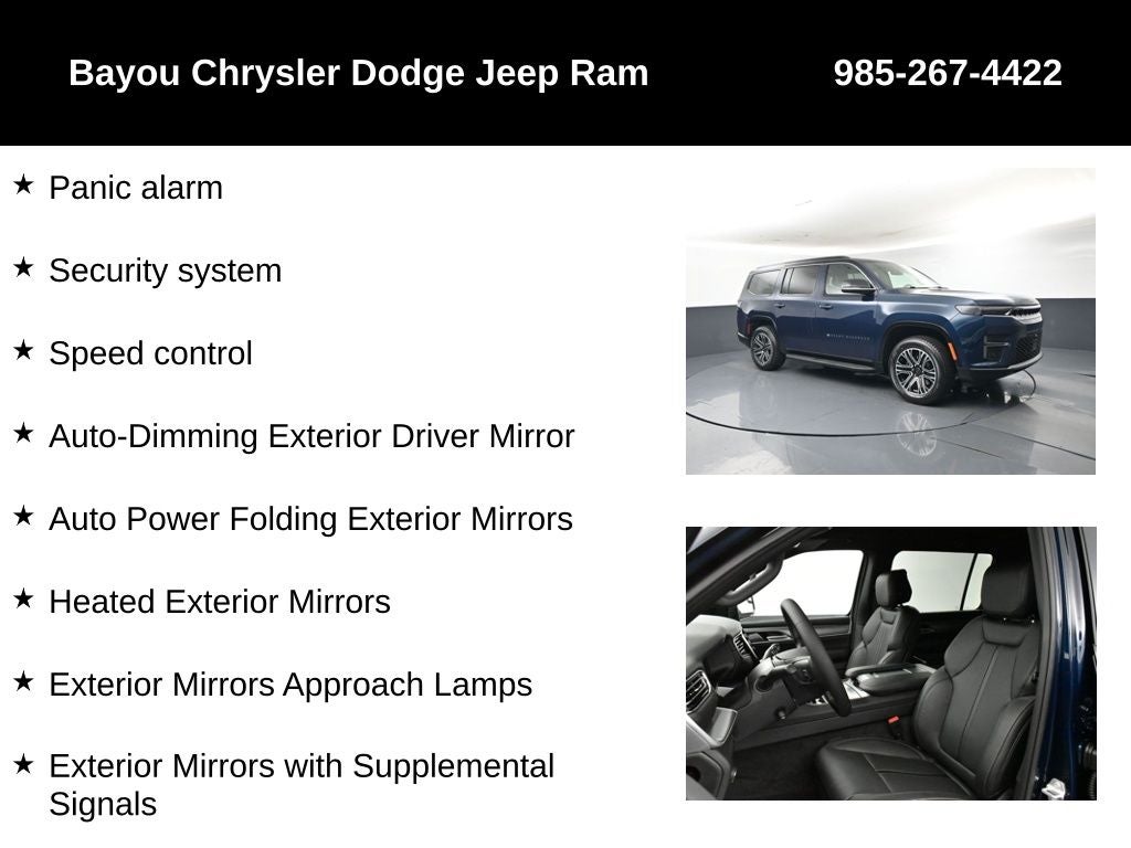 2026 Jeep Grand Wagoneer GRAND WAGONEER 4X2