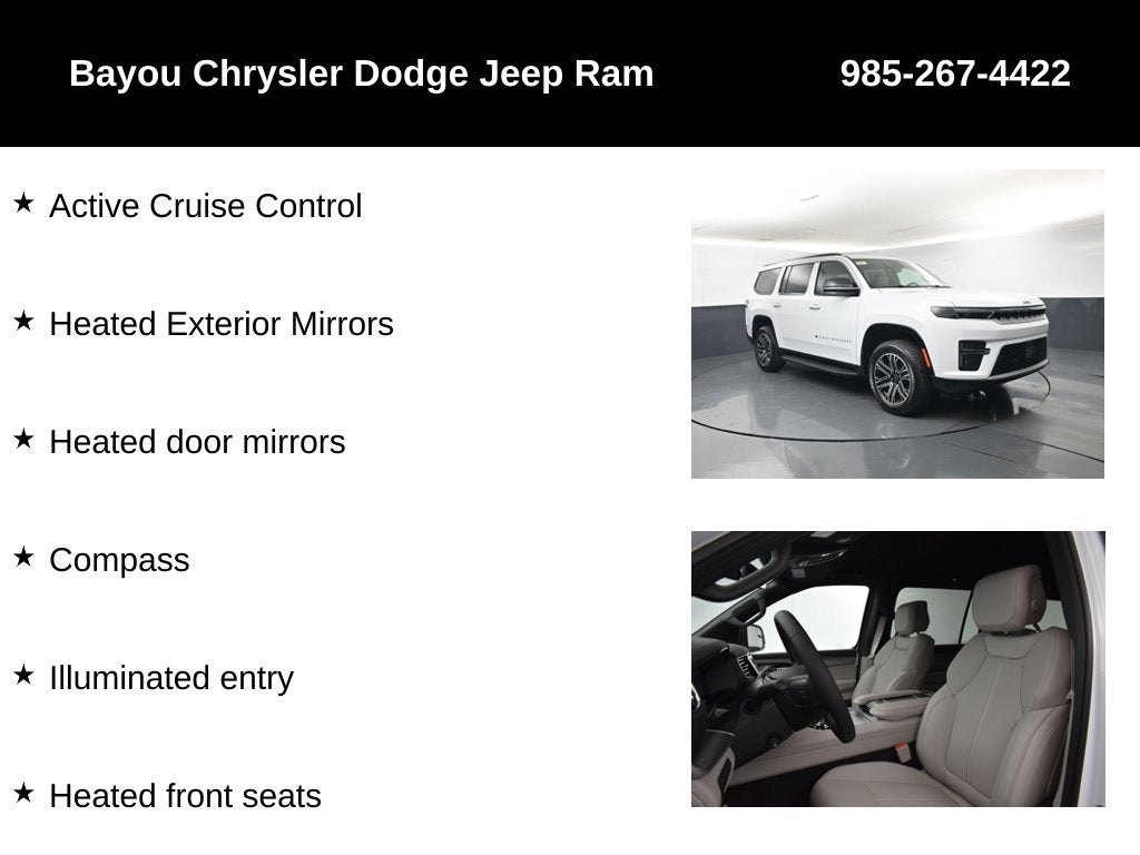 2027 Jeep Grand Wagoneer GRAND WAGONEER 4X2