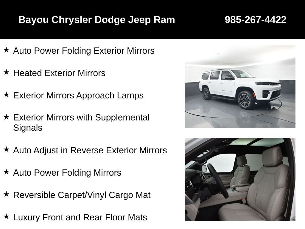 2026 Jeep Grand Wagoneer GRAND WAGONEER 4X2