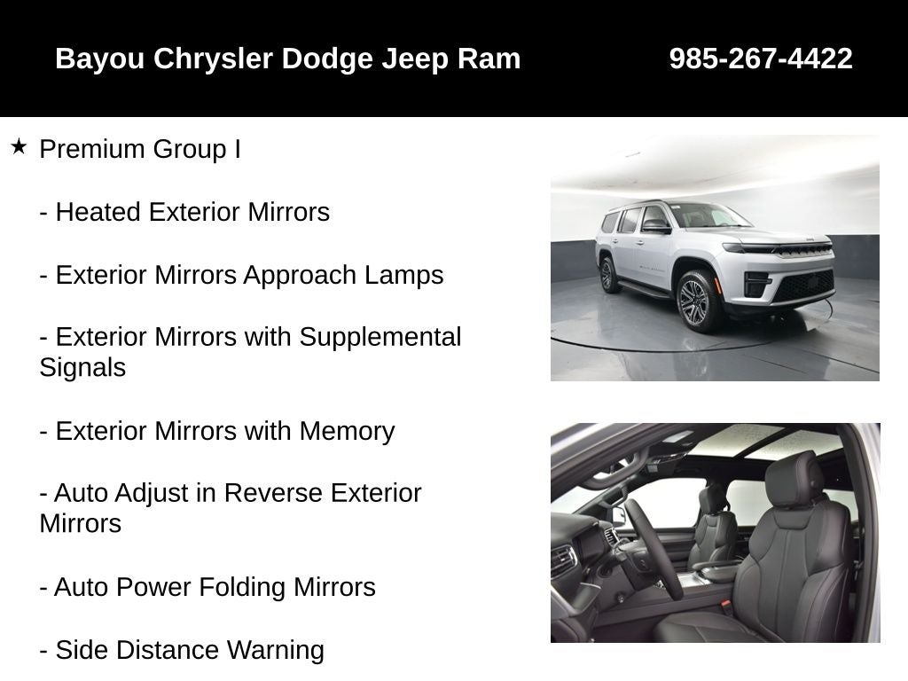 2026 Jeep Grand Wagoneer GRAND WAGONEER 4X2