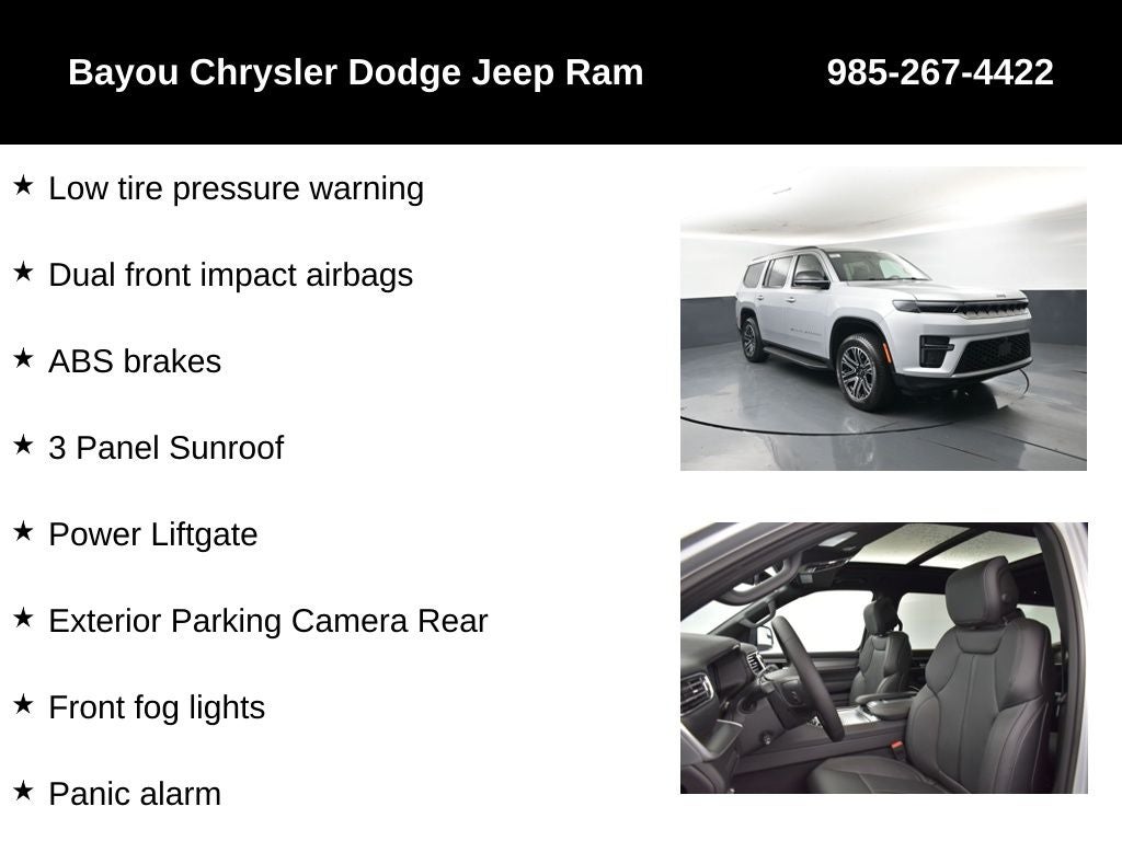 2026 Jeep Grand Wagoneer GRAND WAGONEER 4X2
