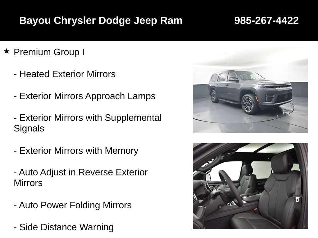 2026 Jeep Grand Wagoneer GRAND WAGONEER 4X2