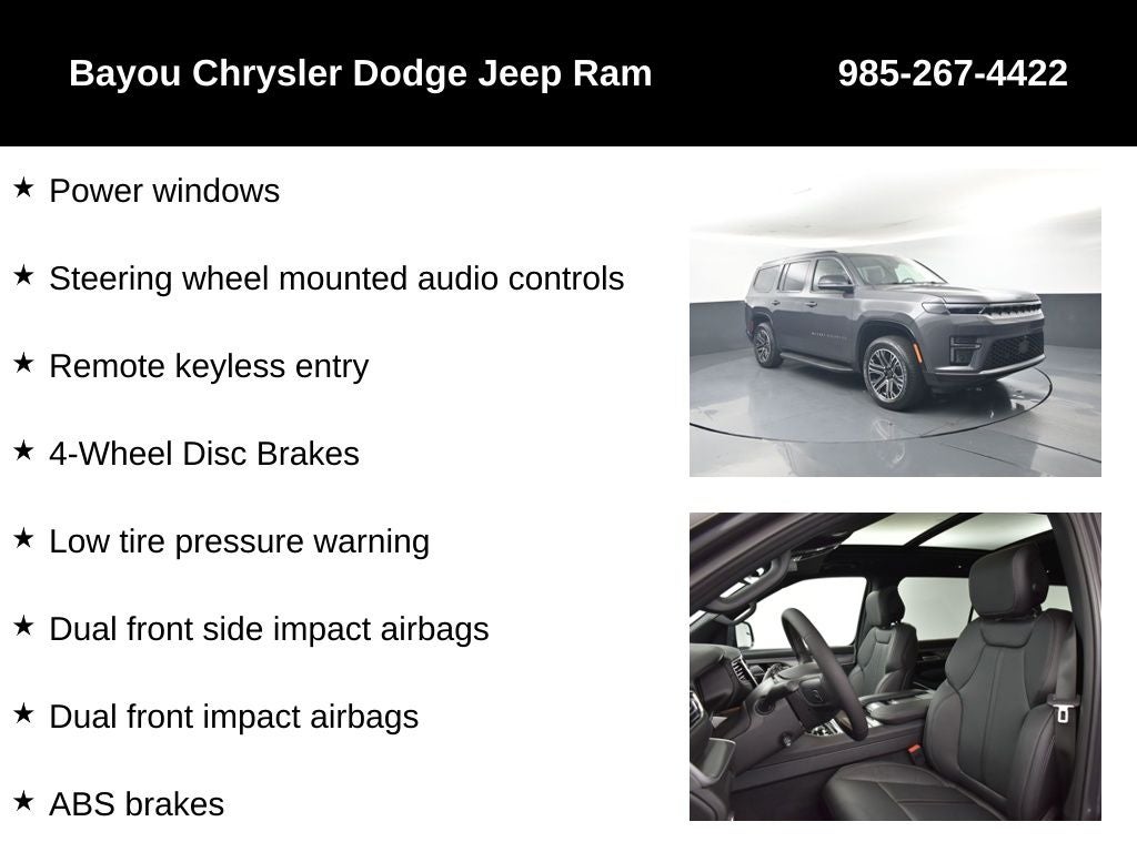 2026 Jeep Grand Wagoneer GRAND WAGONEER 4X2