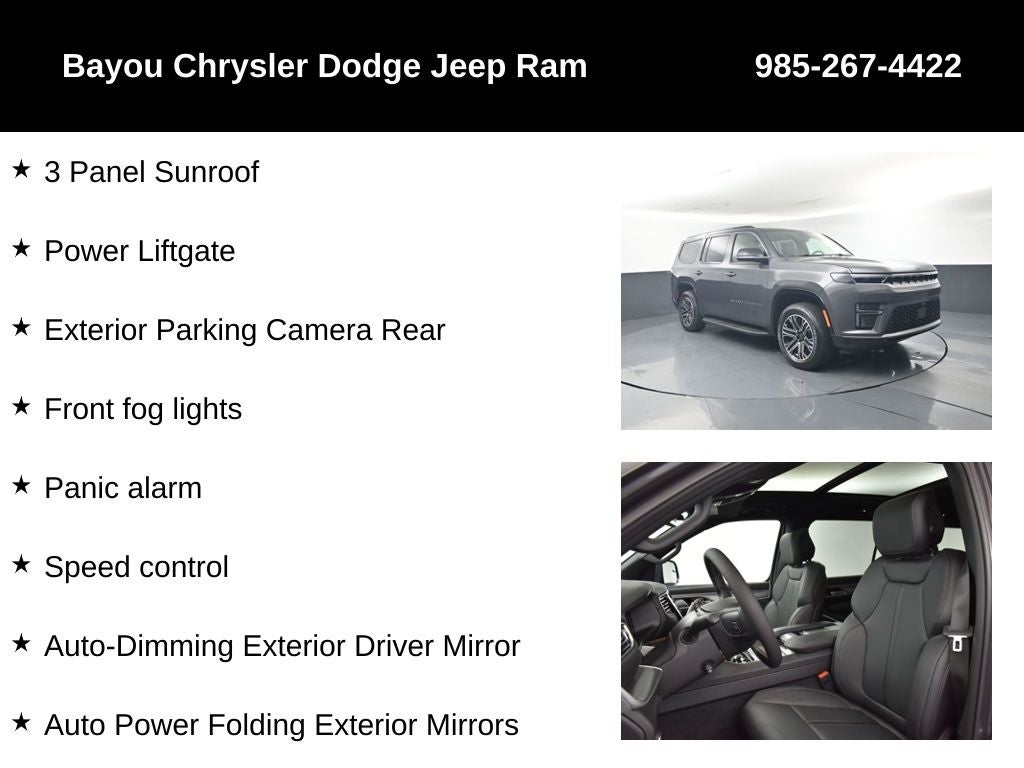 2026 Jeep Grand Wagoneer GRAND WAGONEER 4X2