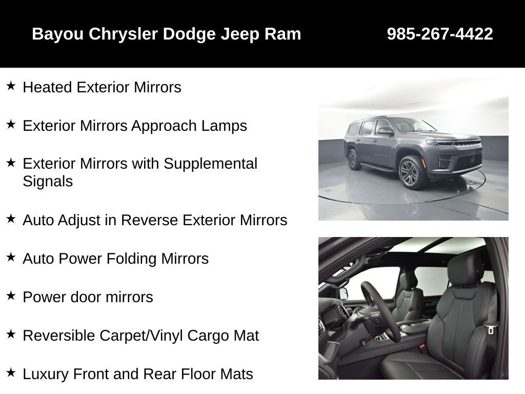 2026 Jeep Grand Wagoneer GRAND WAGONEER 4X2