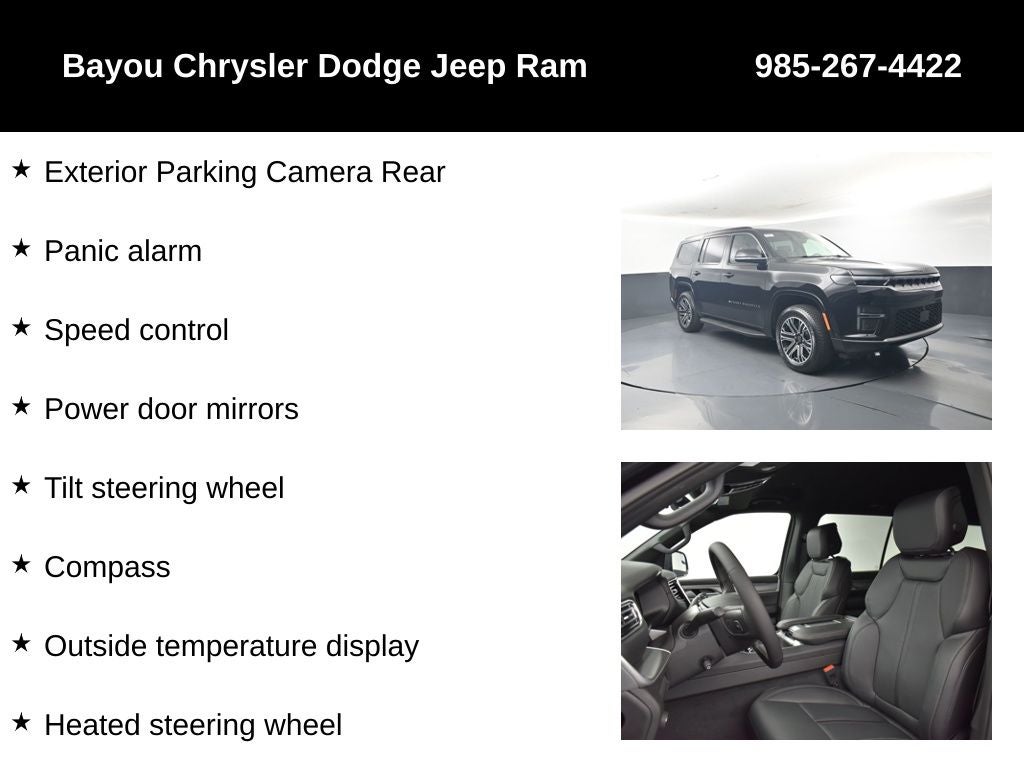 2026 Jeep Grand Wagoneer GRAND WAGONEER 4X2