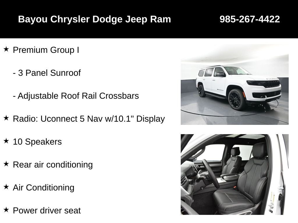 2025 Jeep Wagoneer WAGONEER CARBIDE 4X4