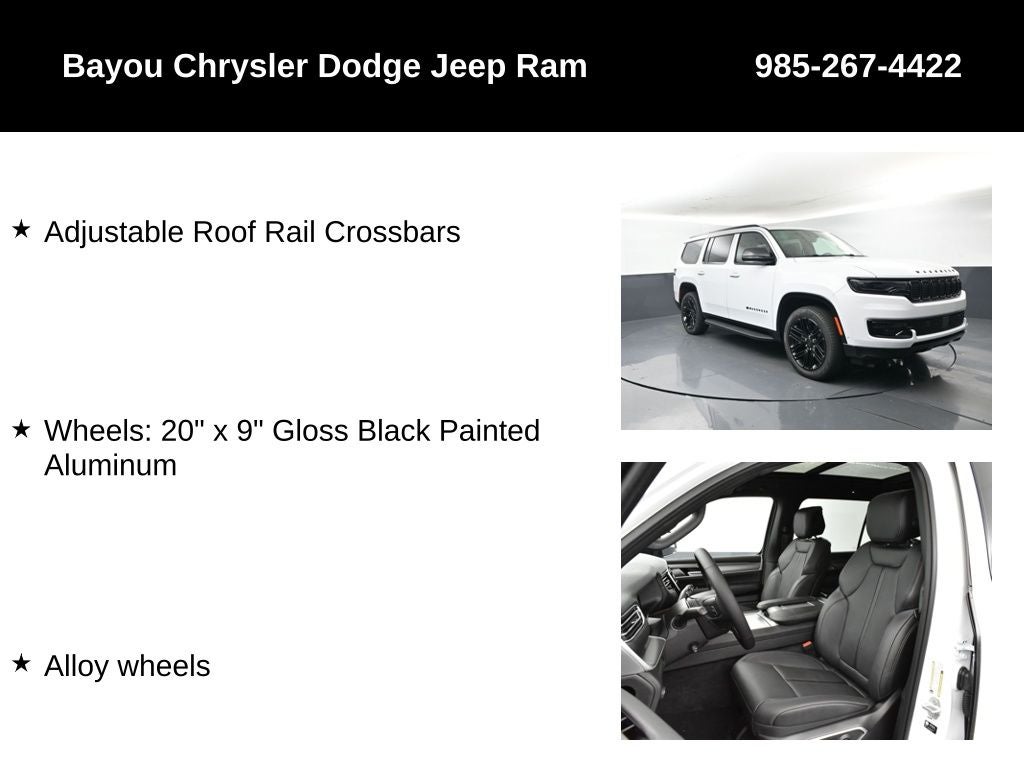 2025 Jeep Wagoneer WAGONEER CARBIDE 4X4